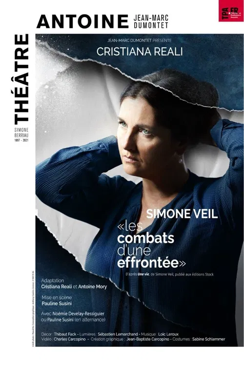 Affiche de Simone Veil : Les combats d'une effrontée | avec Cristiana Reali