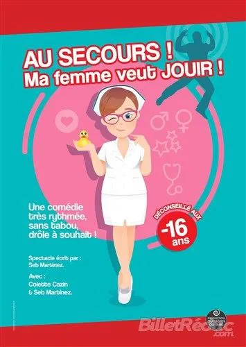 Affiche de Au secours ! Ma femme veut jouir !