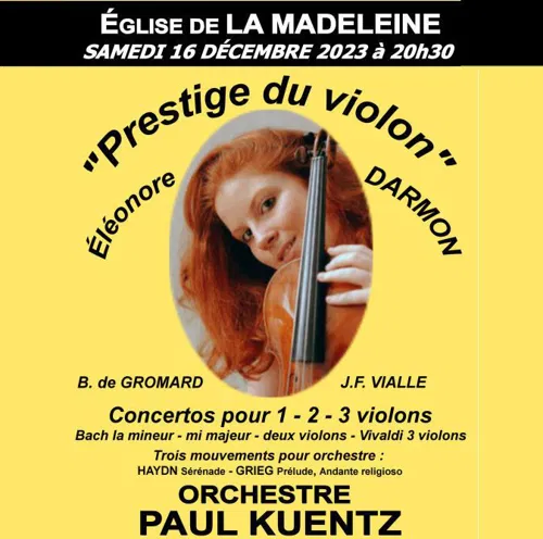 Affiche de Orchestre Paul Kuentz prestige du violon