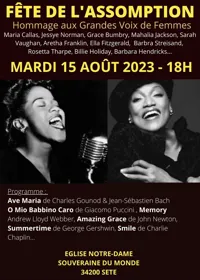 Hommage aux grandes voix de femmes | Fête de l'Assomption - 