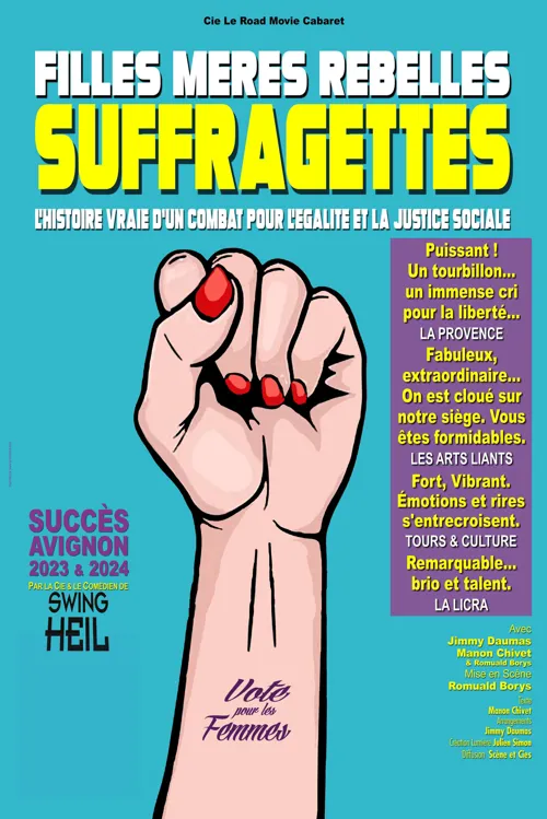 Affiche de Filles, Mères, Rebelles... Suffragettes !