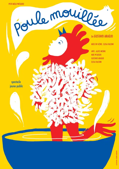 Affiche de Poule Mouillée