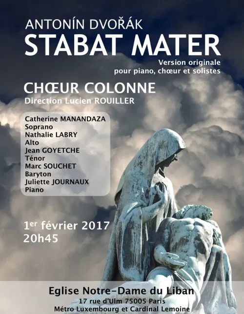 Affiche de Stabat Mater d'Antonín Dvorák