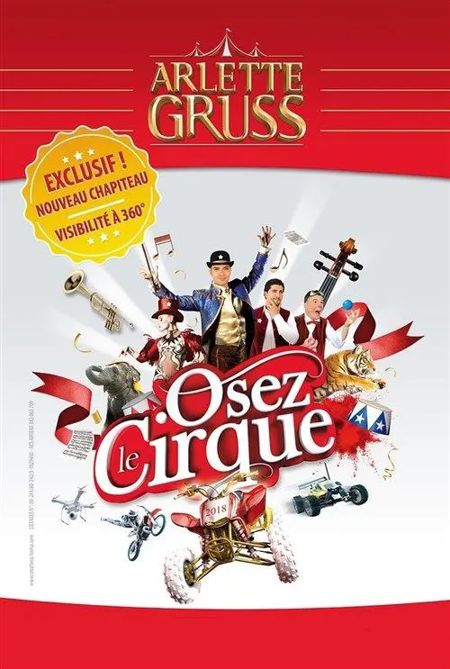Affiche de Cirque Arlette Gruss dans Osez le Cirque | - Nancy