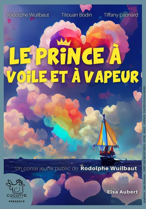 Affiche de Le prince à voile et à vapeur