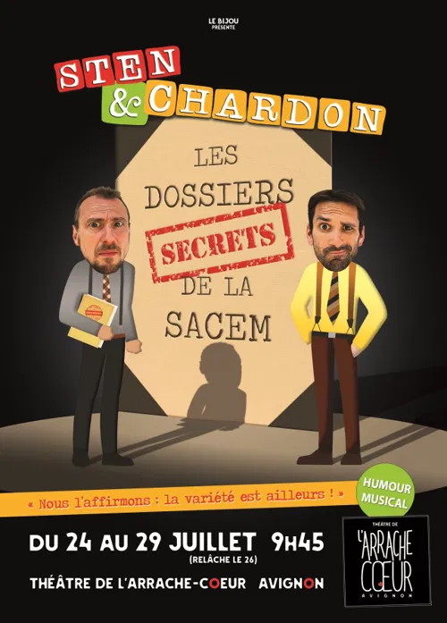 Affiche de Sten & Chardon dans Les dossiers secrets de la Sacem