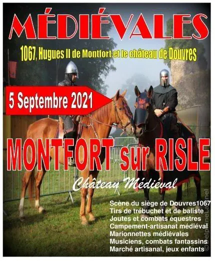 Affiche de Médiévales de Montfort sur Risle - 17ème Edition