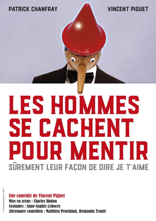 Affiche de Les hommes se cachent pour mentir