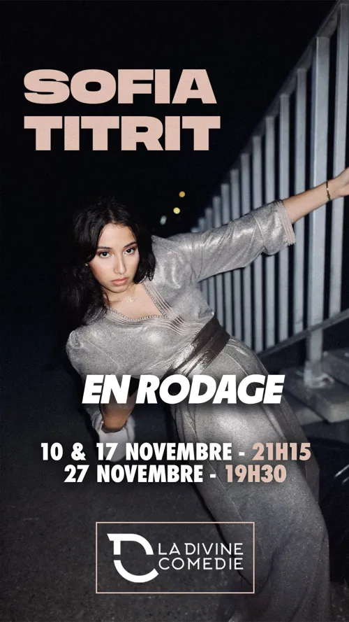 Affiche de Sofia Titrit en rodage