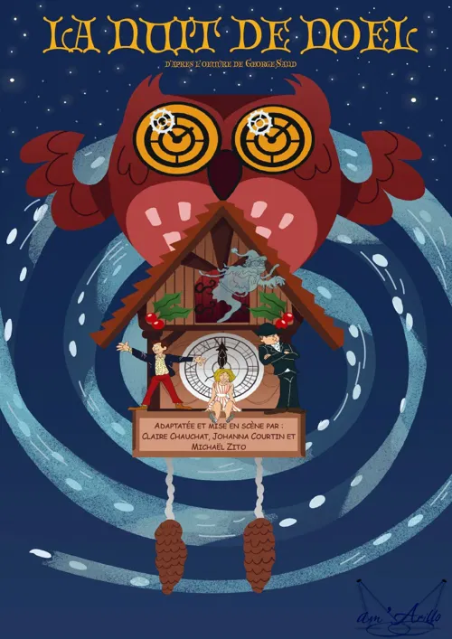 Affiche de La Nuit de Noël, d'après George Sand