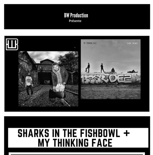 Affiche de Sharks In A Fishbowl + My Thinking Face