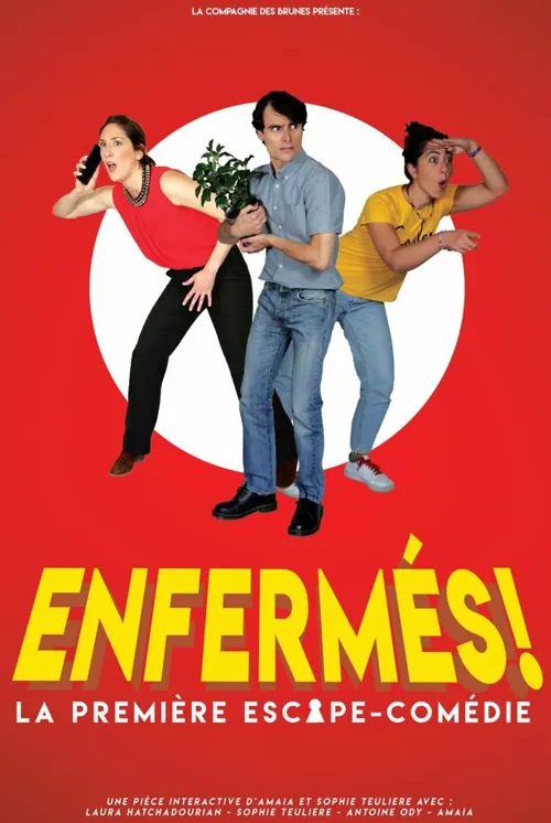 Affiche de Enfermés !