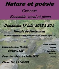Nature et poésie | par le choeur Opéra Lyre - 