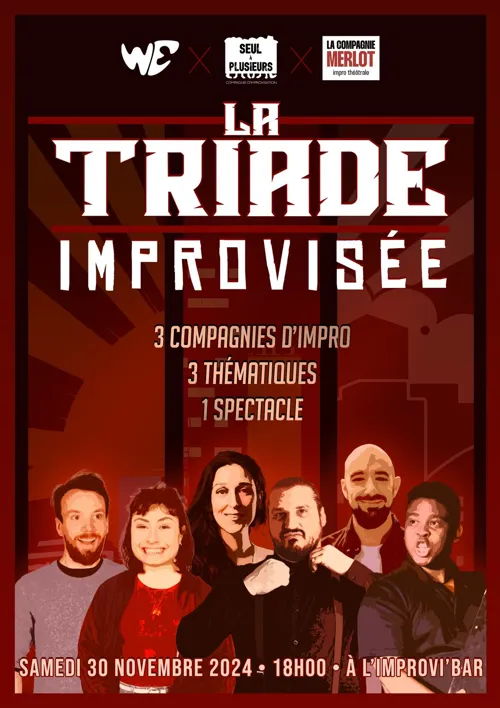 Affiche de La Triade Improvisée