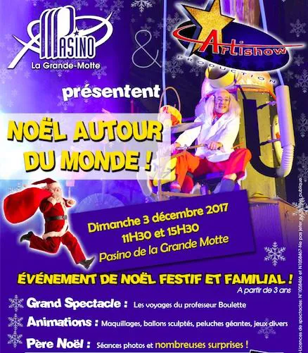 Affiche de Noël autour du monde !