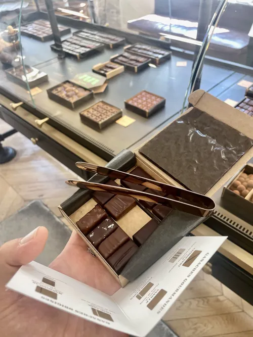 Délicieux chocolats chez Alain Ducasse !
