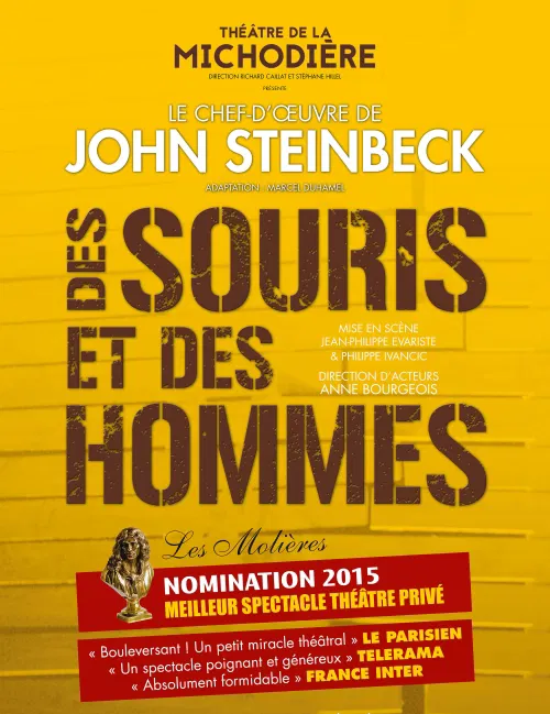 Affiche de Des souris et des hommes | Les dernières