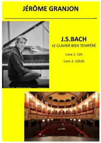 Bach : Intégrale du Clavier bien Tempéré en 2 concerts au piano - 
