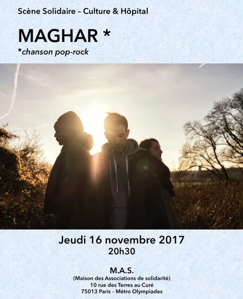 Affiche de Scène Solidaire - Maghar