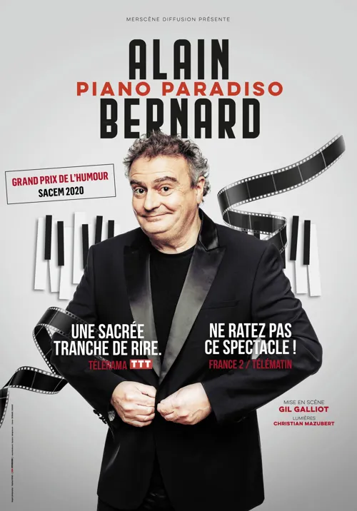 Affiche de Alain Bernard dans Piano Paradiso