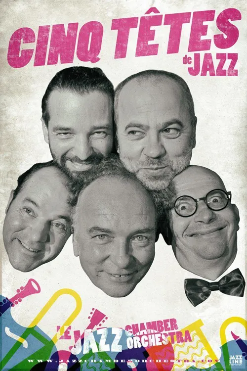 Affiche de Les Cinq Têtes de Jazz
