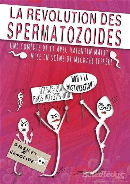 Affiche de Valentin Maerte dans La révolution des spermatozoïdes