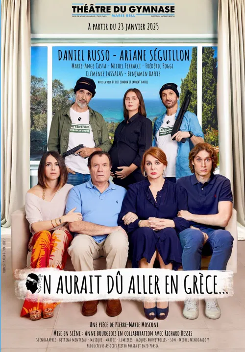 Affiche de On aurait dû aller en Grèce