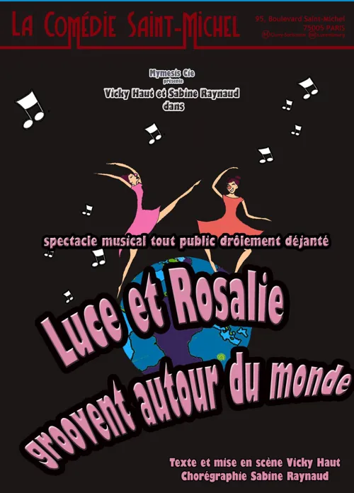 Affiche de Luce et Rosalie groovent autour du monde