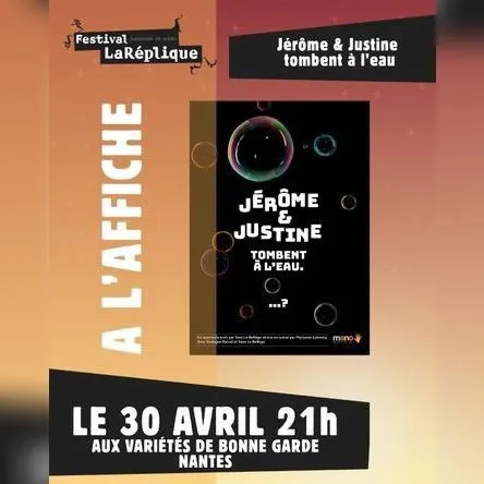 Affiche de Jérôme & Justine tombent à l'eau...