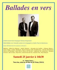 Ballades en vers - 