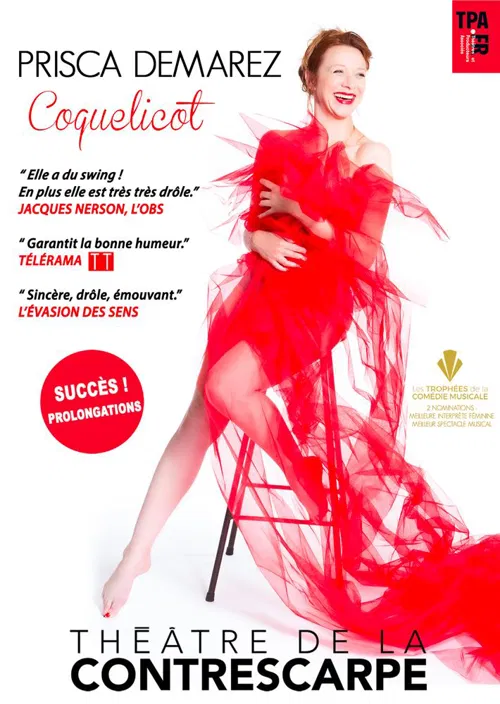 Affiche de Prisca Demarez dans Coquelicot