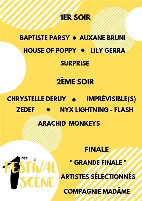 Affiche de Festival 1ère scène : Pass 3 jours