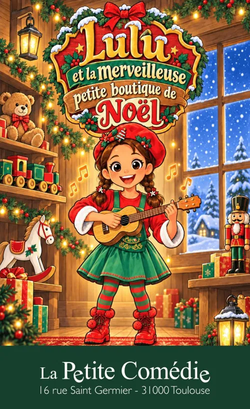 Affiche de Lulu et la merveilleuse petite boutique de Noël