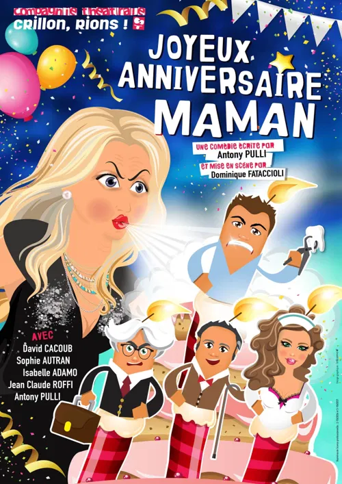 Affiche de Joyeux anniversaire Maman
