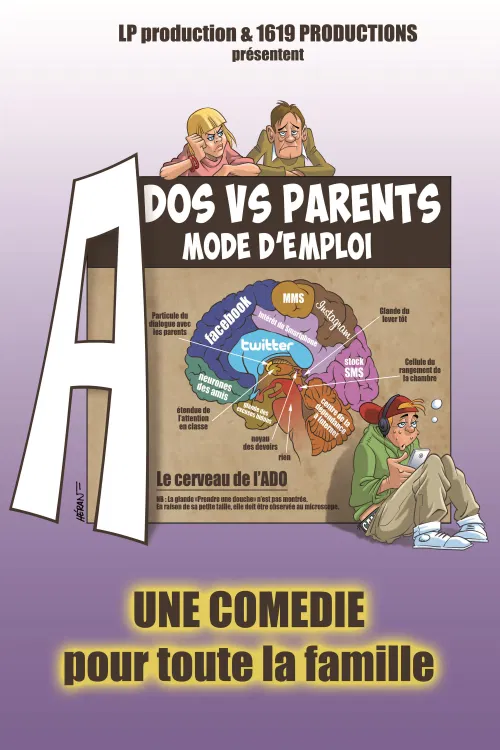 Affiche de Ados vs Parents : mode d'emploi