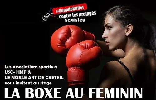 Affiche de Stage boxe au féminin