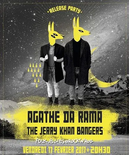 Affiche de Release Party Agathe Da Rama + The Jerry Khan Bangers