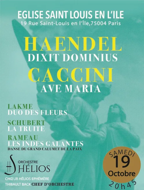 Affiche de Dixit Dominus de Haendel
