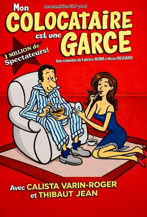 Affiche de Mon colocataire est une garce