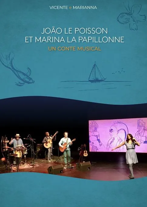 Affiche de João le poisson et Marina la papillonne