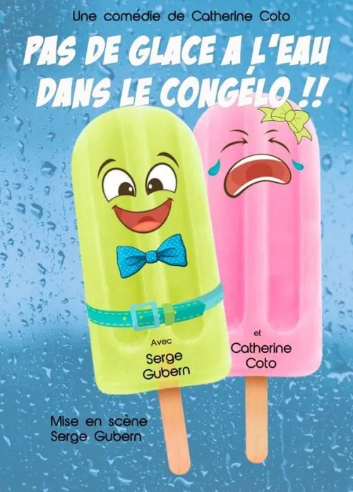 Affiche de Pas de glace à l'eau dans le congélo !