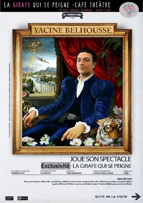 Affiche de Yacine Belhousse dans Yacine Belhousse joue son spectacle