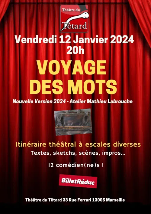 Affiche de Voyage des mots