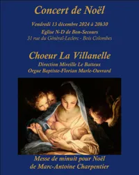 Concert de Noël par le Choeur La Villanelle - 