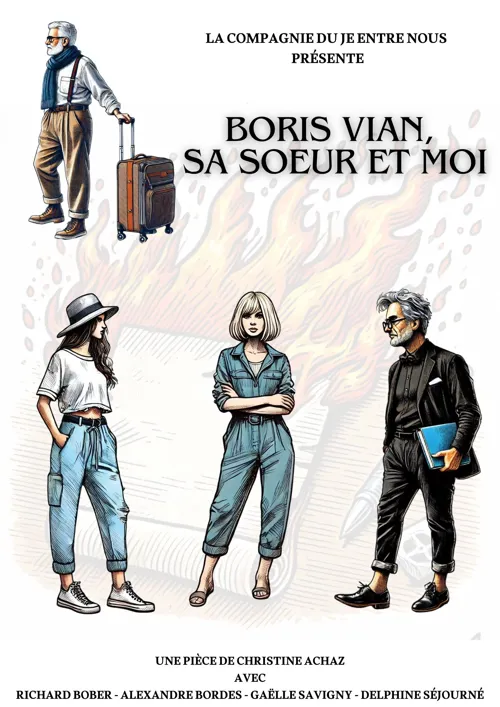 Affiche de Boris Vian, sa soeur et moi