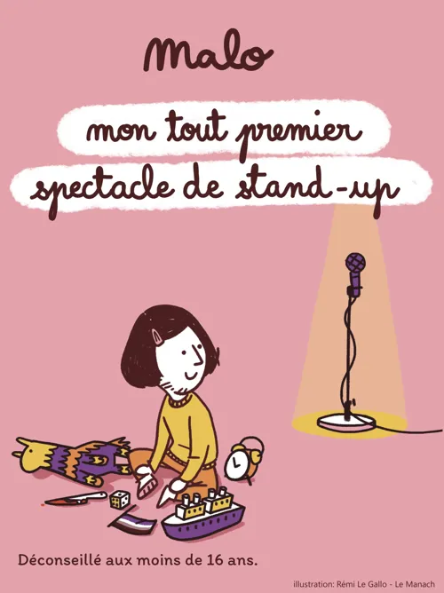 Affiche de Malo dans Mon tout premier spectacle de stand-up