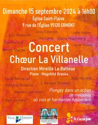 Concert Choeur La Villanelle - 