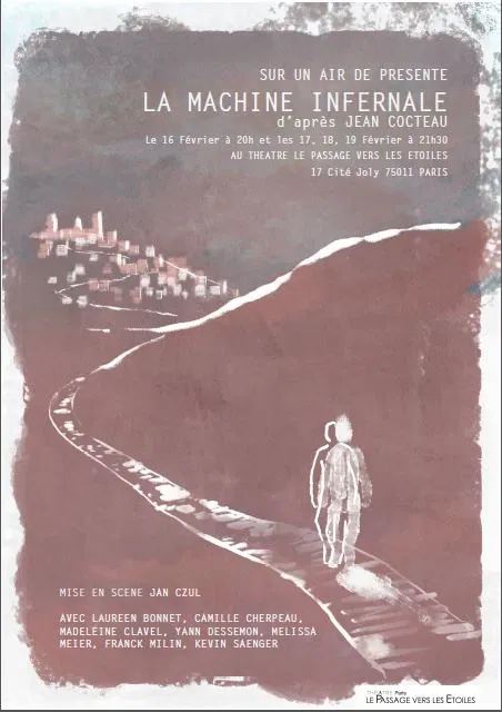 Affiche de La Machine Infernale |d'après Jean Cocteau