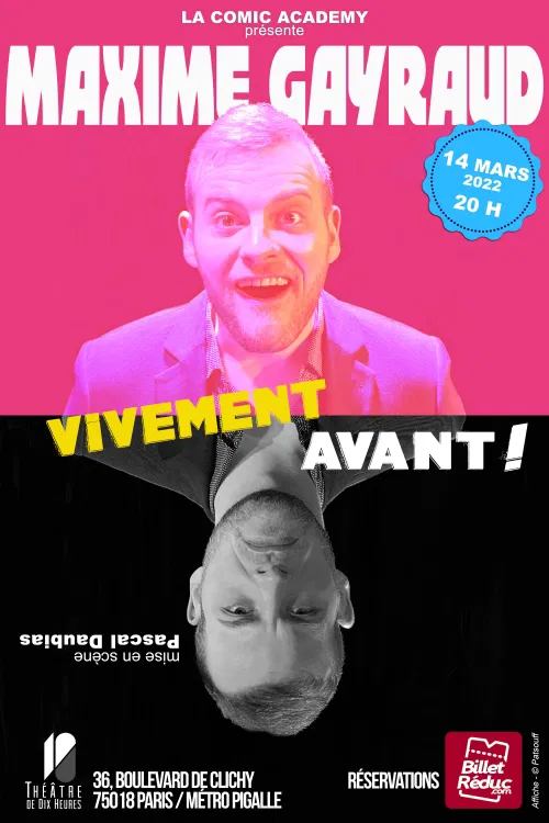 Affiche de Maxime Gayraud dans Vivement avant !