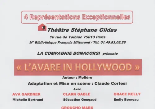 Affiche de L'Avare in Hollywood